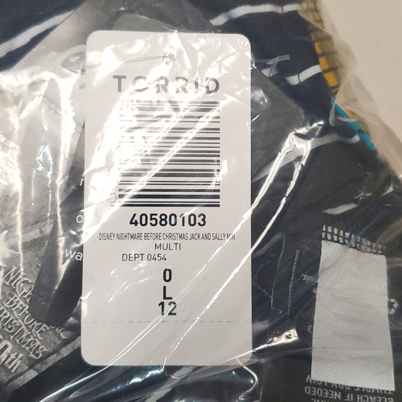 ❤️NWT VINTAGE TORRID NIGHTMARE BEFORE CHRISTMAS JACK & SALLY REVERSIBLE DRESS - Picture 7 of 13